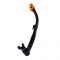 Marlin Dry Lux Black/Orange Snorkel straight corrugation