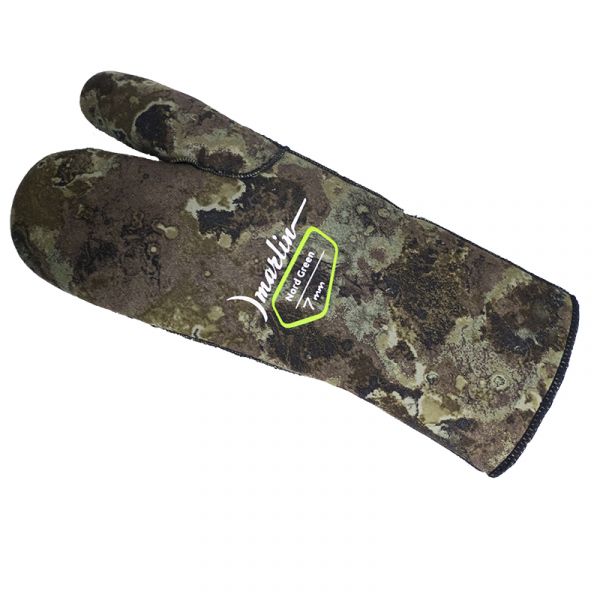 Marlin Nord Green Three-Finger Gloves 7 mm