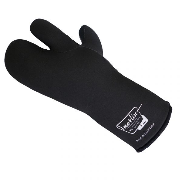 Marlin Nord Green Three-Finger Gloves 7 mm
