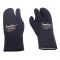 Marlin Nord Ultraglide Black Three-Finger Gloves 7 mm