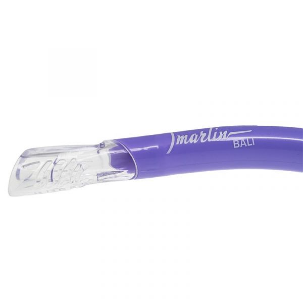 Marlin Bali Purple/Clear Snorkel