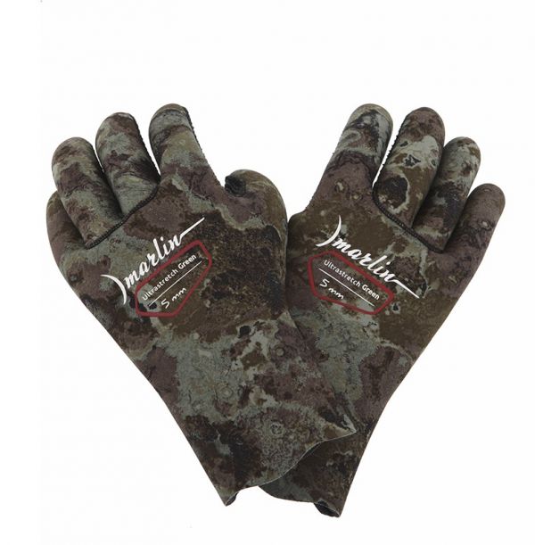 Marlin Ultrastretch Green Gloves 5 mm