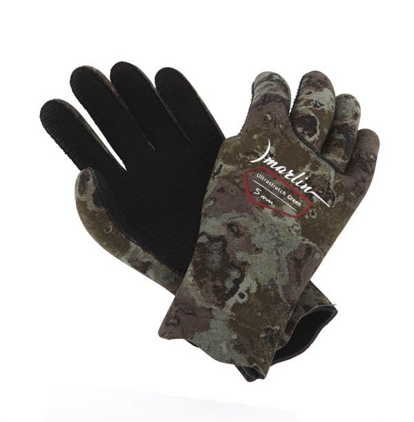 Marlin Ultrastretch Green Gloves 5 mm