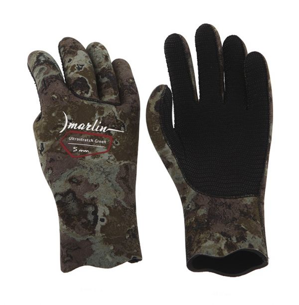 Marlin Ultrastretch Green Gloves 5 mm
